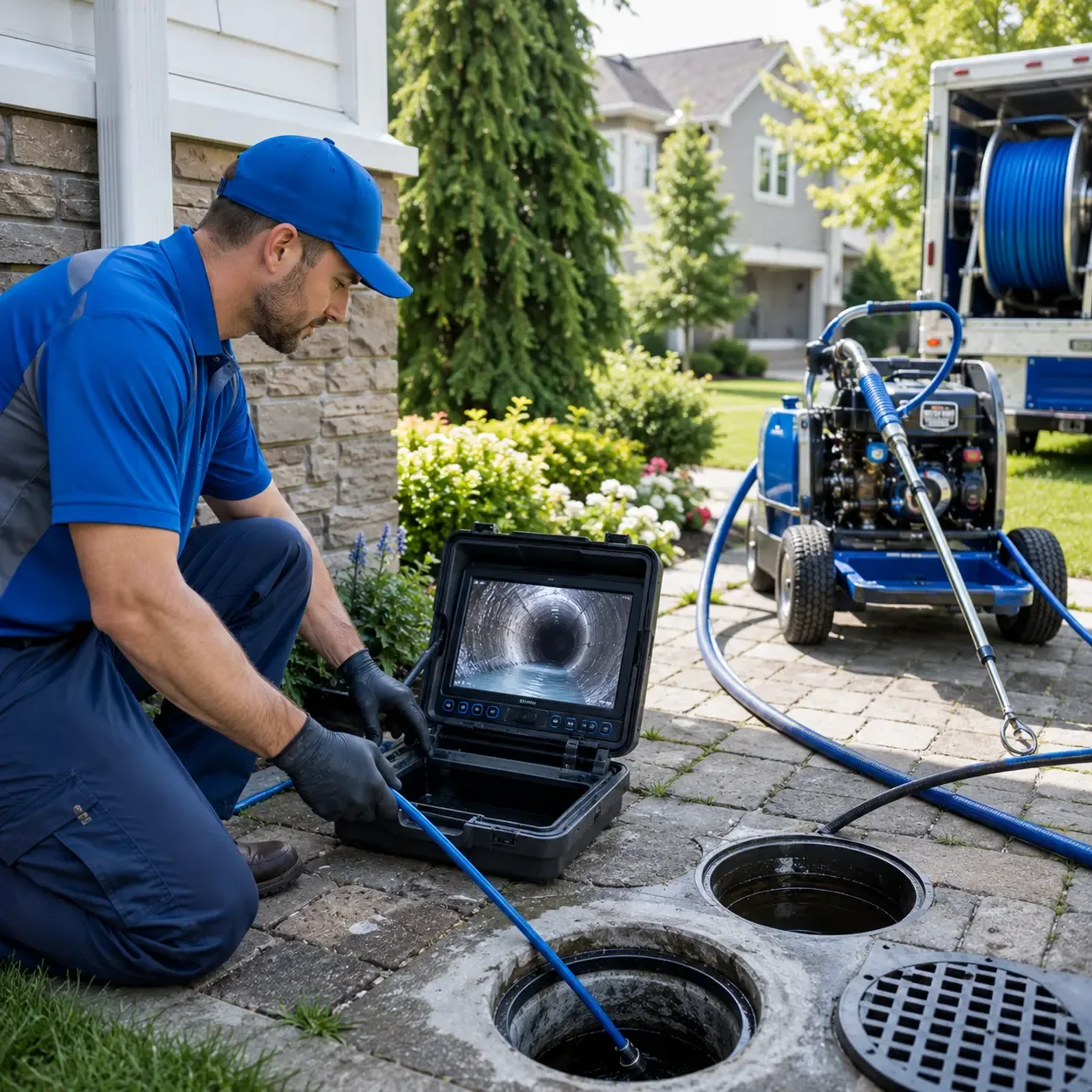 Outdoor drain cleaning professionals serving Golden Valley, ND