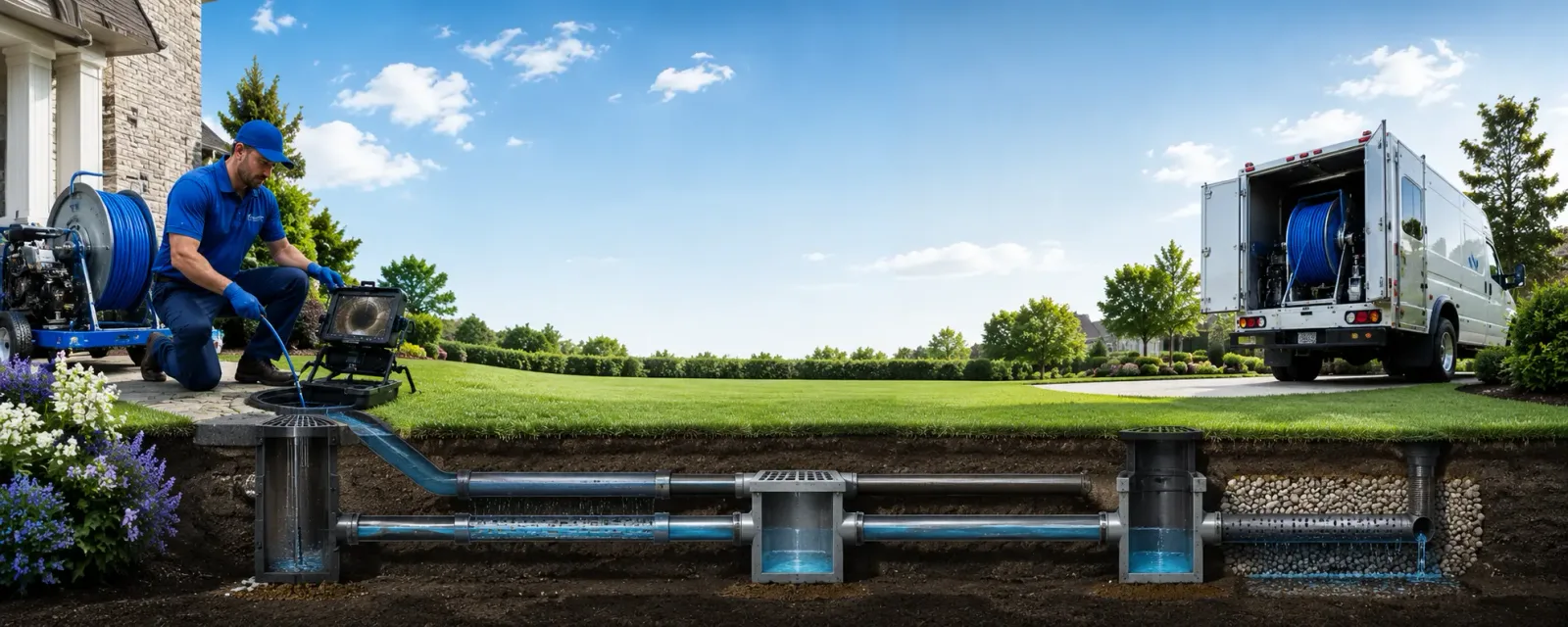 Outdoor drain cleaning information for Golden Valley, ND